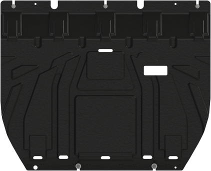 Защита Шериф (1,8 мм) для картера и КПП Jetour Dashing 2023-2026. Артикул 59.6215