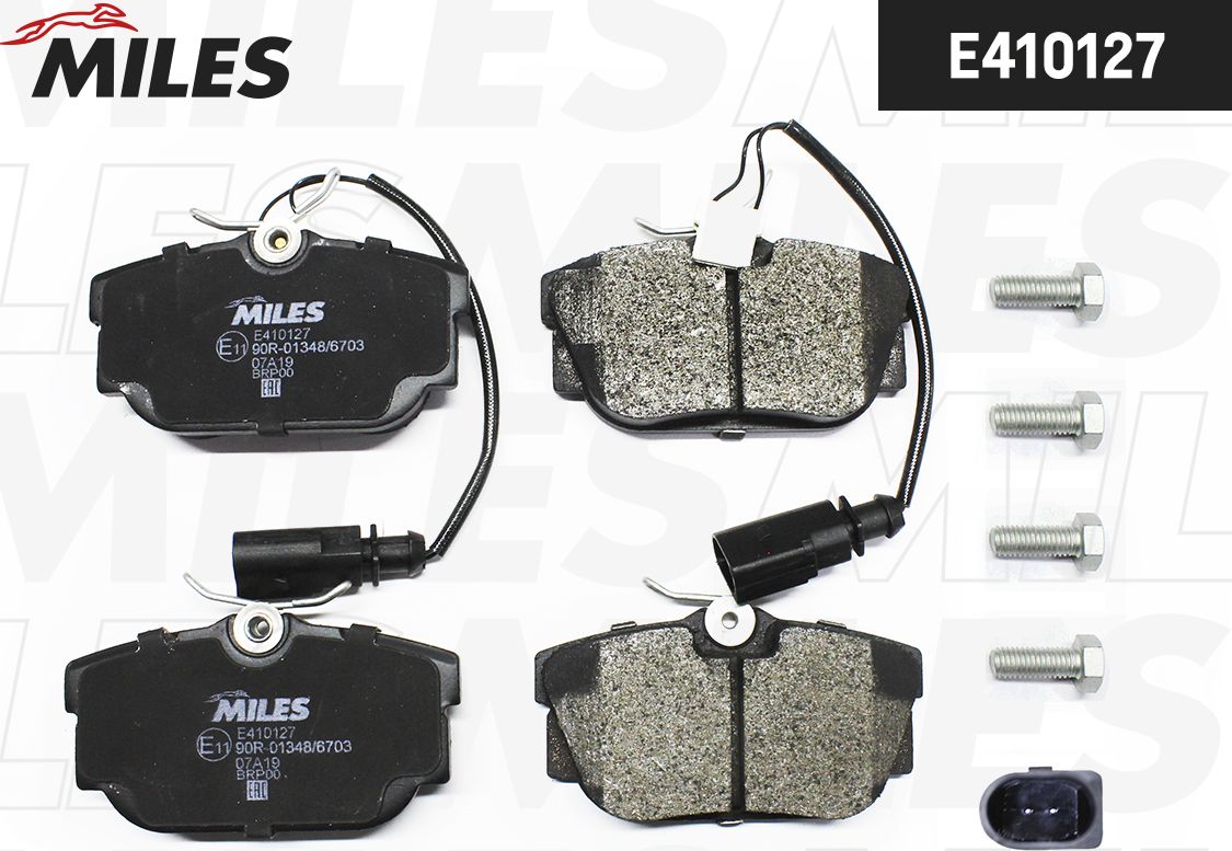 Тормозные колодки Miles (Low-Metallic). Артикул E410127
