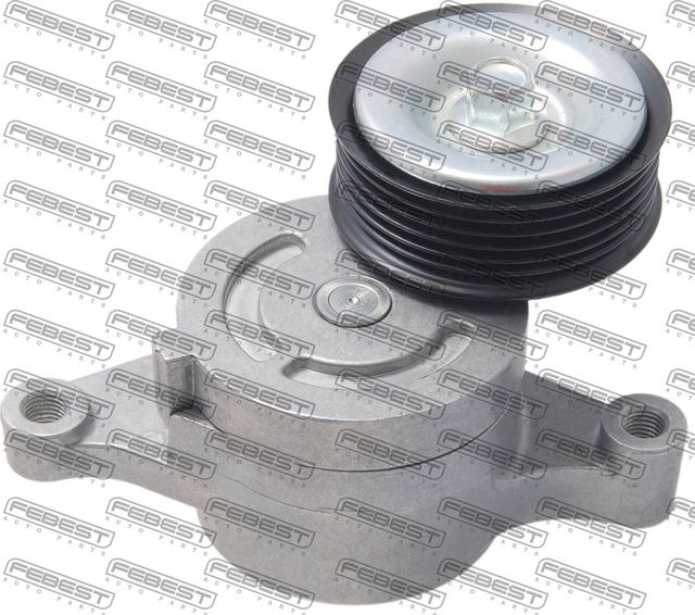 Натяжной ролик (натяжитель) приводного клинового зубчатого ремня Febest. Артикул 0590-DE