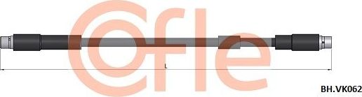 Тормозной шланг Cofle. Артикул 92.BH.VK062