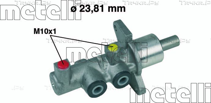 Тормозной цилиндр главный Metelli для Opel Astra G 1998-2009. Артикул 05-0379