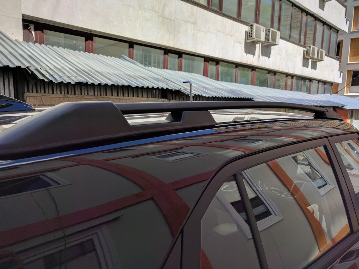 Рейлинги АПС для Hyundai Creta I 2016-2021 Черные. Артикул 0264-02