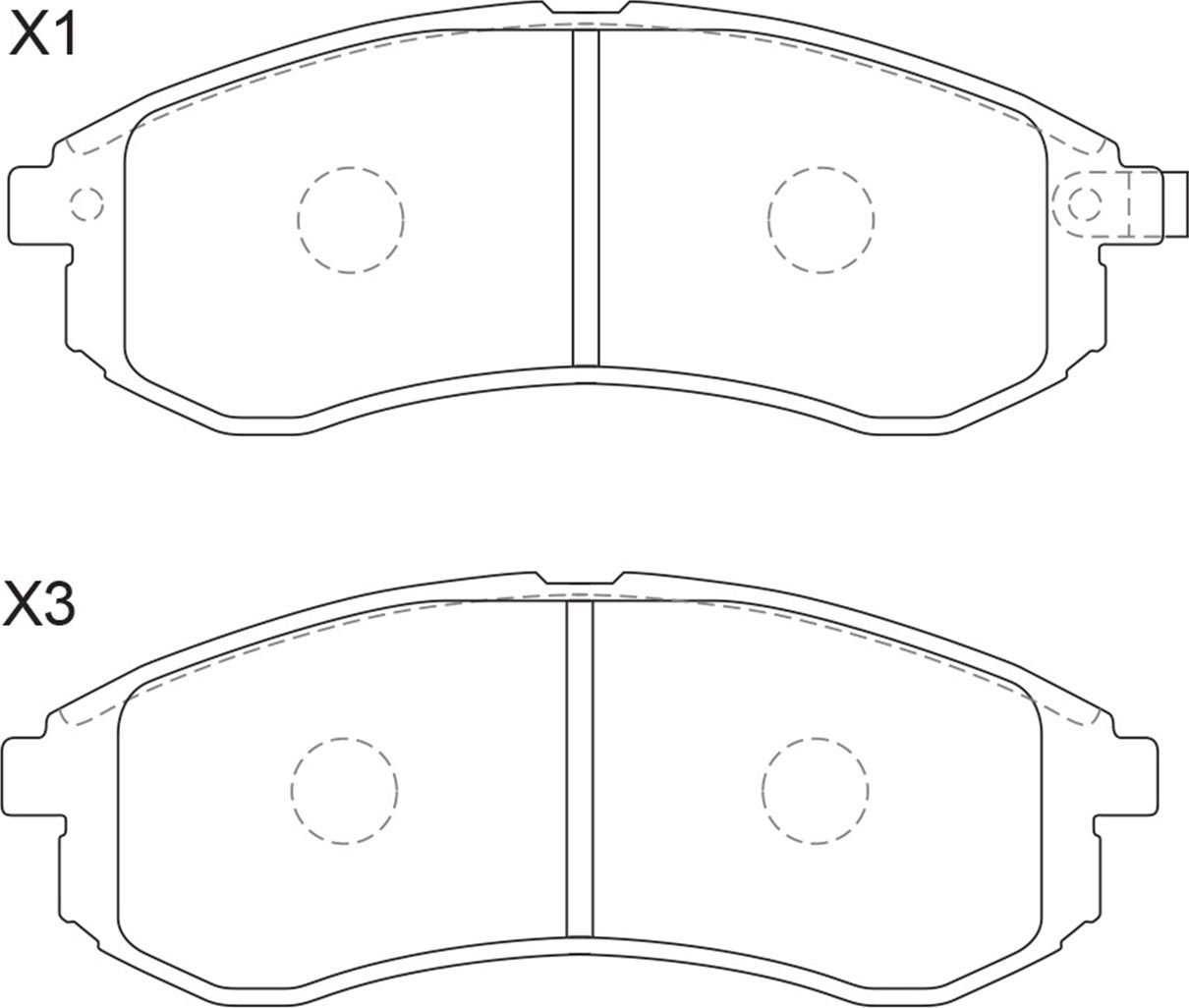 Тормозные колодки NiBK. Артикул PN3808
