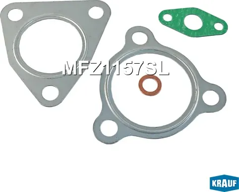Комплект прокладок турбокомпрессора Krauf. Артикул MFZ1157SL