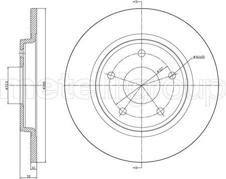 Тормозной диск Trusting задний для Chrysler Grand Voyager V 2008-2026. Артикул DF1322