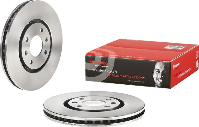 Тормозной диск Brembo передний для Peugeot 406 I 1995-2004. Артикул 09.9616.14