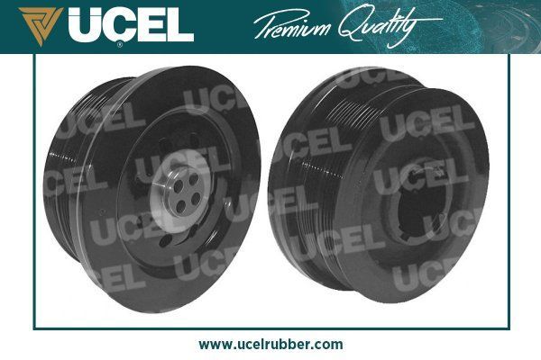Шкив коленвала Ucel (резина/металл). Артикул 3056