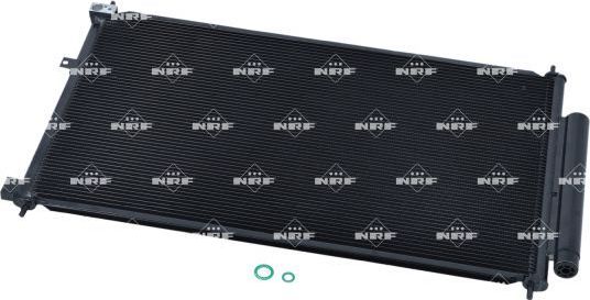 Радиатор кондиционера (конденсатор) NRF (алюминий) для Honda CR-V III 2007-2012. Артикул 350419