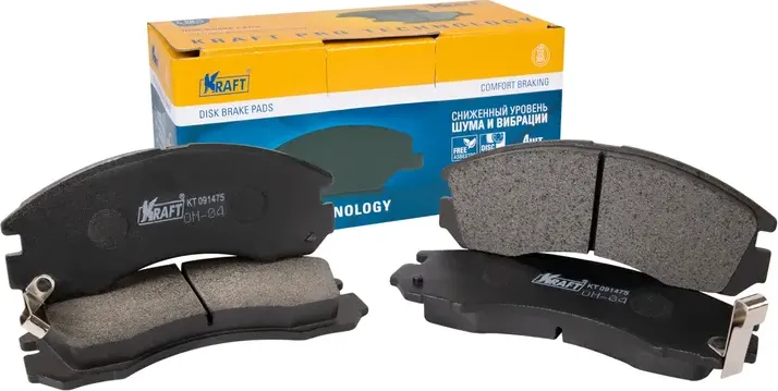 Колодки дисковые передние (Kraft). Артикул KT091475