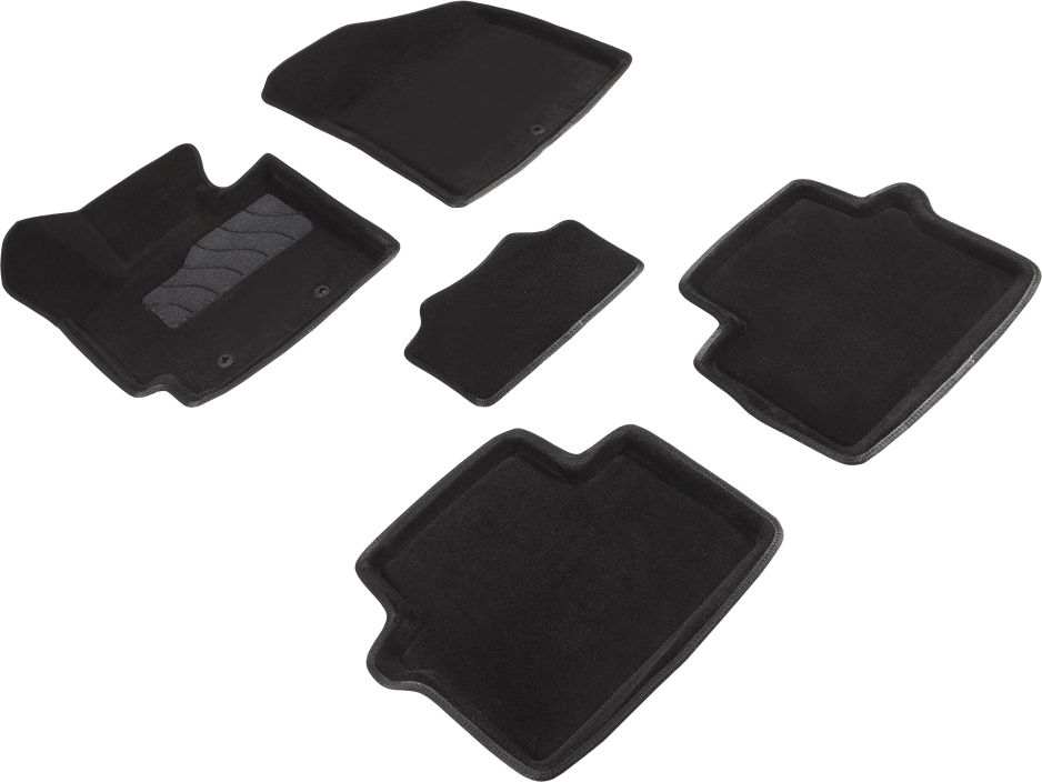 Коврики Seintex 3D ворсовые для салона Kia Soul II 2013-2019. Артикул 88209