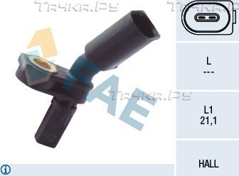 Датчик ABS FAE передний правый для Audi S1 I (8X) 2014-2018. Артикул 78103