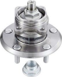 Ступица колеса с интегрированным подшипником (в сборе) NTN / SNR задняя для Kia Magentis II 2006-2008. Артикул R184.38