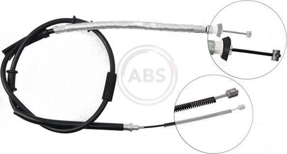 Трос ручника (тросик ручного тормоза) ABS задний левый для Fiat 500 II 2009-2026. Артикул K19787