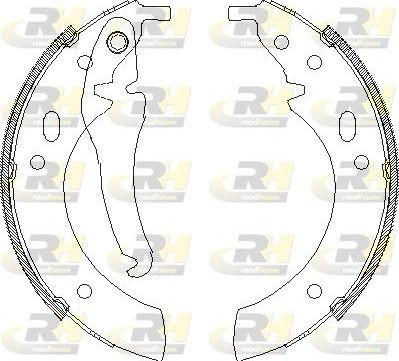 Тормозные колодки RoadHouse задние для BMW 5 I (E12) 1972-1981. Артикул 4018.00