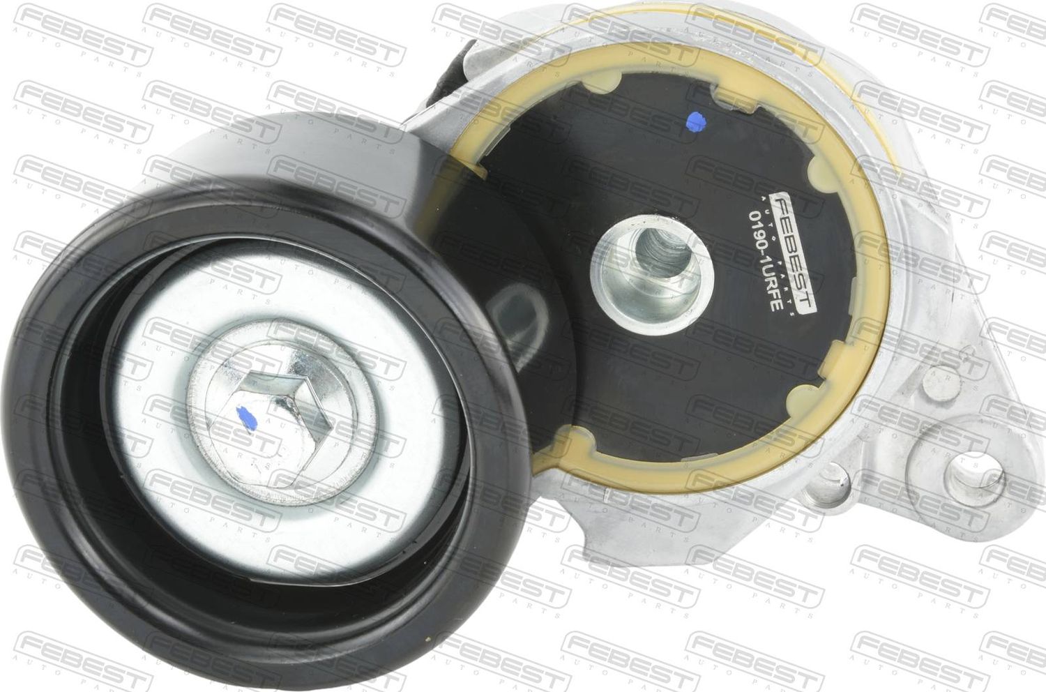 Натяжной ролик (натяжитель) приводного клинового зубчатого ремня Febest. Артикул 0190-1URFE