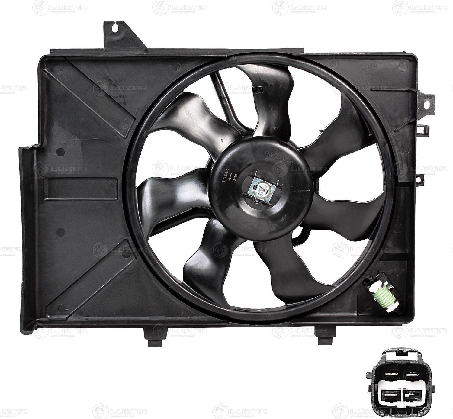 Вентилятор радиатора двигателя Luzar. Артикул LFK 0808