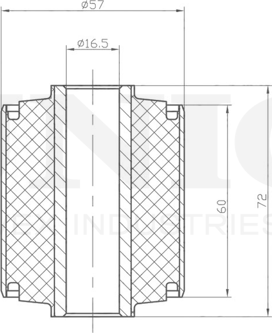 Сайлентблок рессоры (Unio). Артикул RMP-20521
