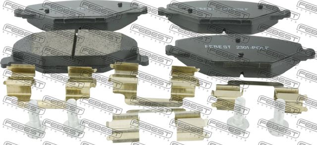 Тормозные колодки Febest. Артикул 2301-POLF