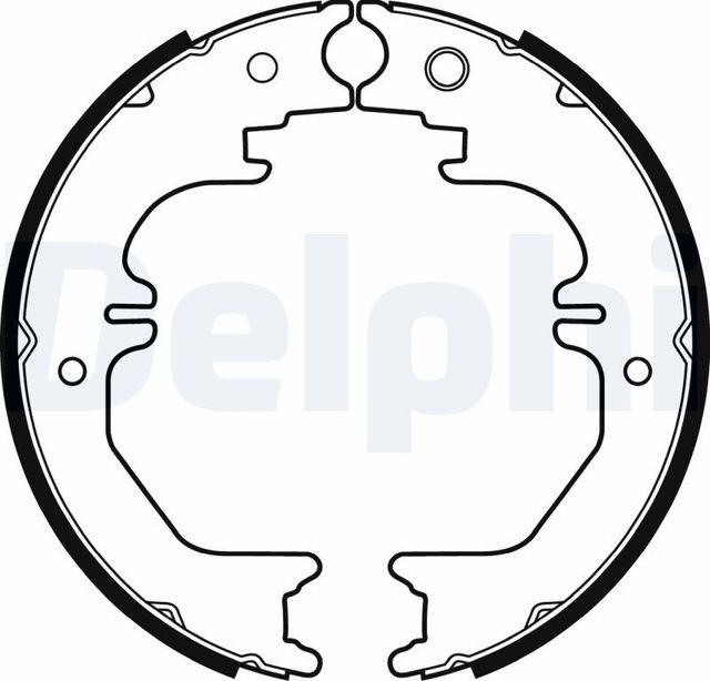 Тормозные колодки Delphi. Артикул LS2132