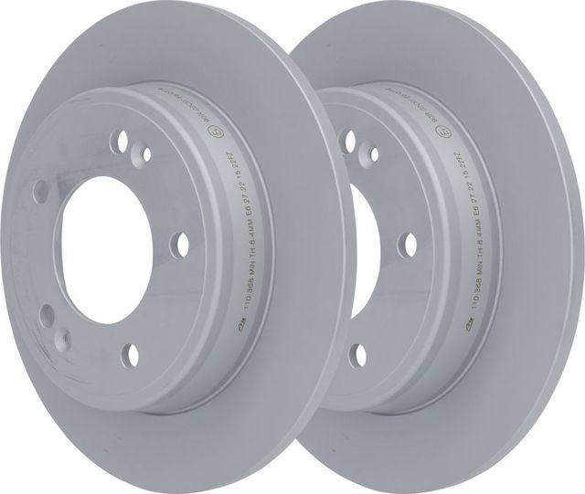 Тормозной диск ATE задний для Kia Soul II 2014-2019. Артикул 24.0110-0368.1