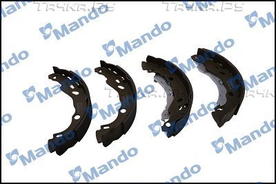 Тормозные колодки Mando задние для Citroen C4 Cactus I 2014-2026. Артикул MLP12