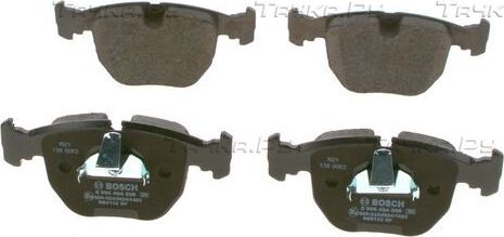 Тормозные колодки Bosch (Low-Metallic) передние для BMW 5 IV (E39) 1996-2004. Артикул 0 986 494 028
