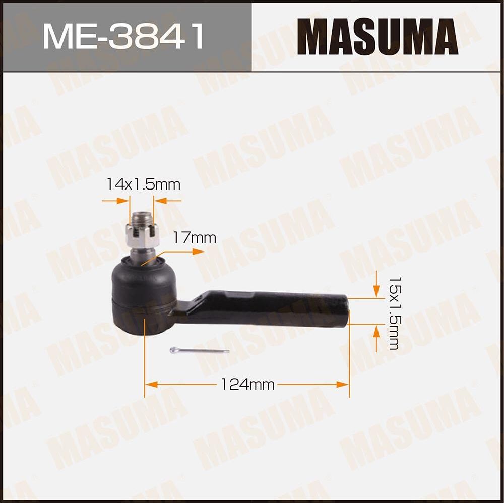 Наконечник рулевой тяги Masuma. Артикул ME-3841