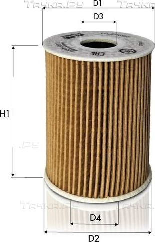 Масляный фильтр  Tecneco Filters для SEAT Leon II 2005-2012. Артикул OL2069E