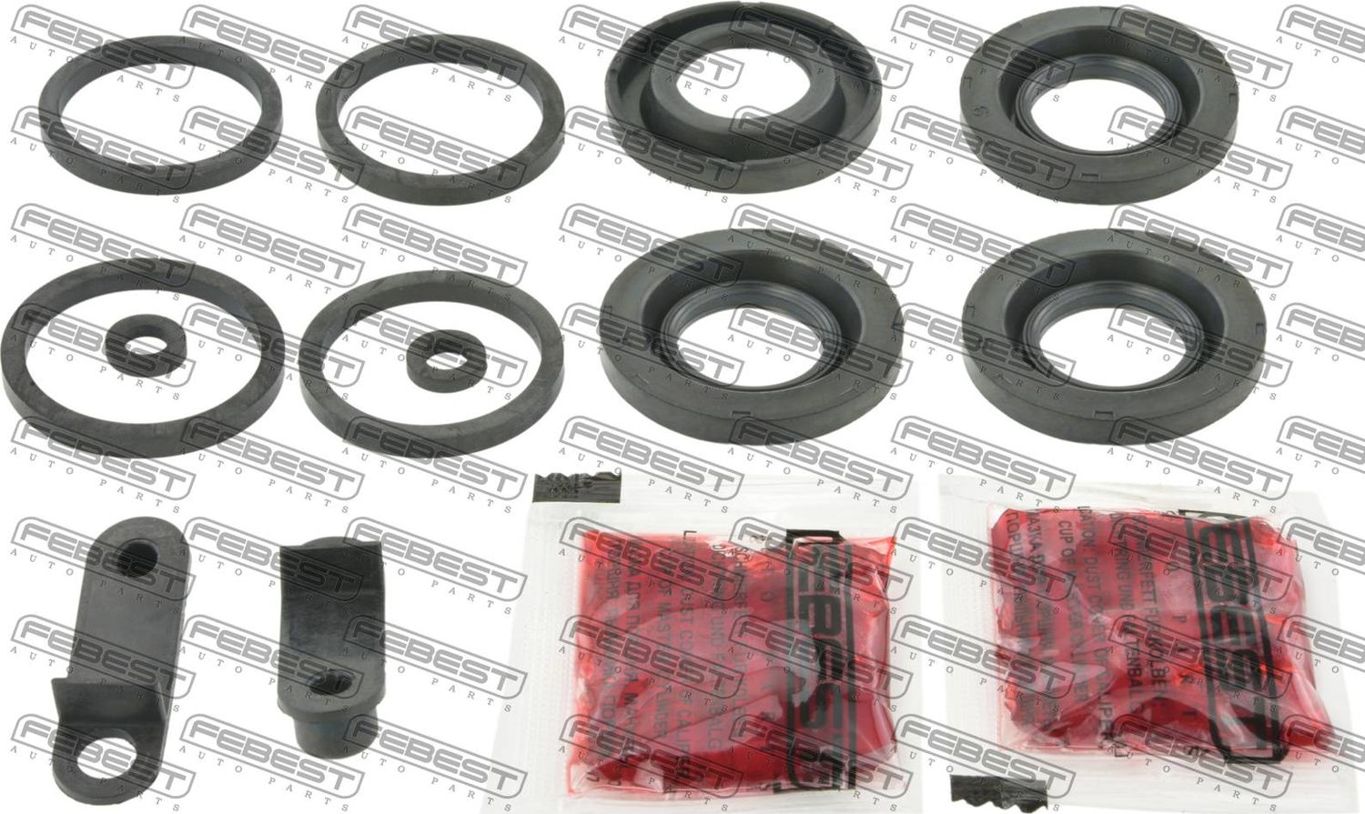 Ремкомплект тормозного суппорта Febest задний для Audi Q7 I (4L) 2007-2015. Артикул 2375-TOUARR