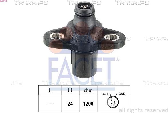 Датчик положения распредвала Facet Made in Italy - OE Equivalent для PUCH G-modell W463 1994-1998. Артикул 9.0112