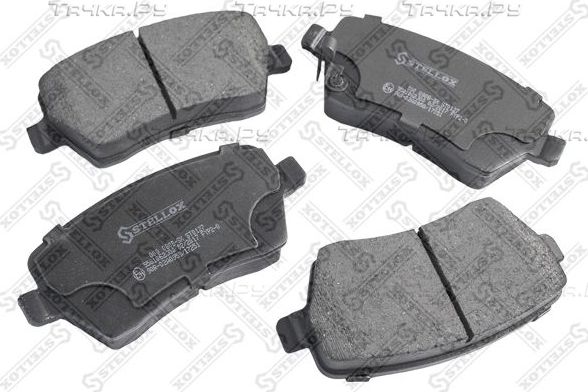 Тормозные колодки Stellox передние для Nissan Note II 2013-2026. Артикул 000 080B-SX