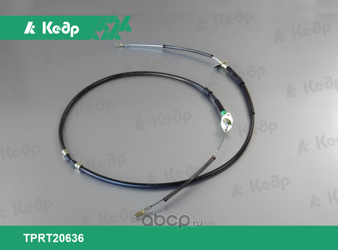 Трос привода ручного тормоза задний 2101 (Кедр). Артикул TPRT20636