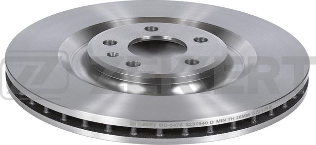 Тормозной диск Zekkert задний для Audi A6 V (C8) 2018-2026. Артикул BS-6476