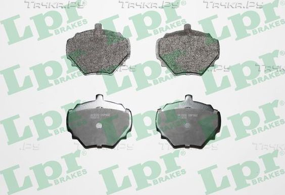 Тормозные колодки LPR задние для Land Rover Discovery I 1989-1998. Артикул 05P392