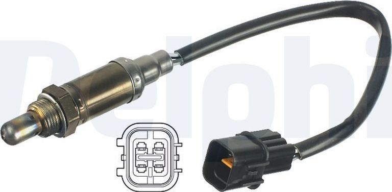 Лямбда-зонд (кислородный датчик) Delphi. Артикул ES11119-12B1