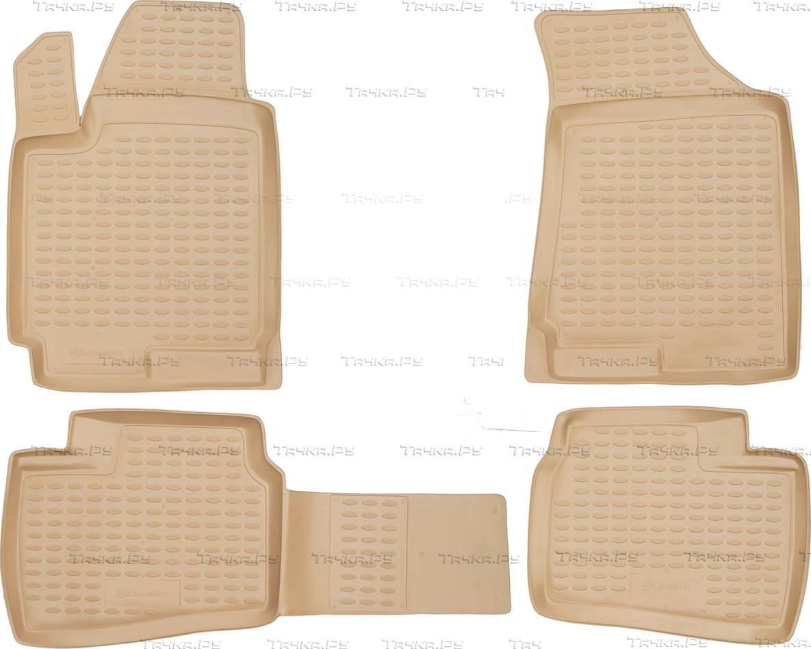 Коврики Element для салона Hyundai Elantra IV 2007-2010 БЕЖЕВЫЕ. Артикул NLC.20.21.212