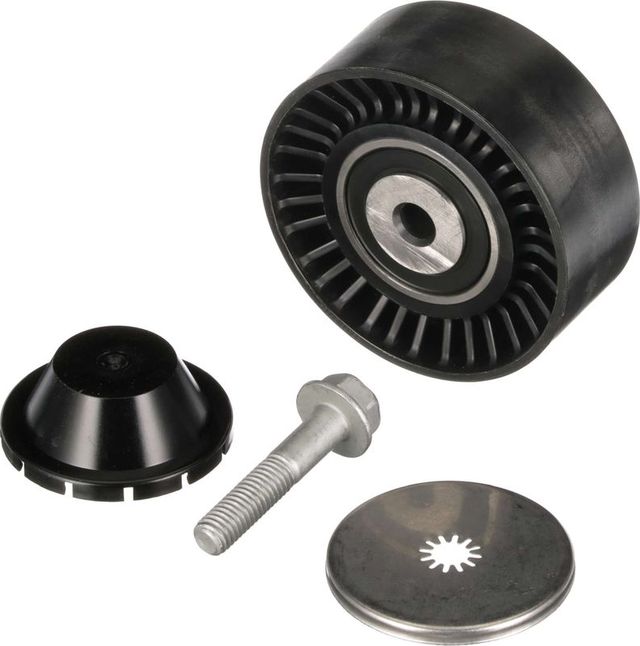 Направляющий (ведущий) ролик приводного поликлинового ремня Gates (полимерный материал). Артикул T36430