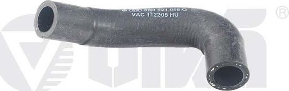 Патрубок системы охлаждения (радиатора) Vika (резина) для SEAT Exeo 2009-2013. Артикул 11211881801