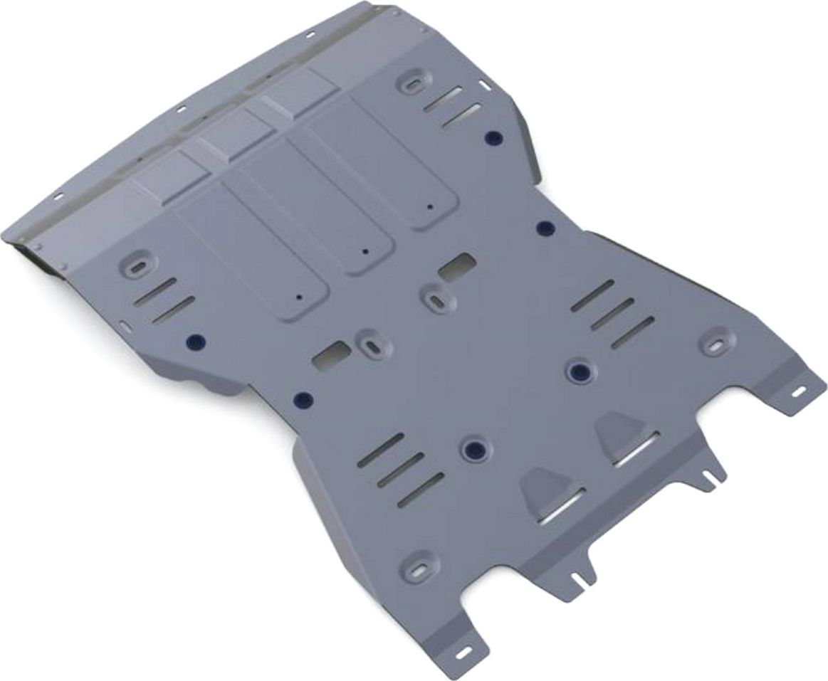 Защита алюминиевая Rival для картера и КПП Porsche Macan 2014-2019 2018-2026. Артикул 333.4605.1