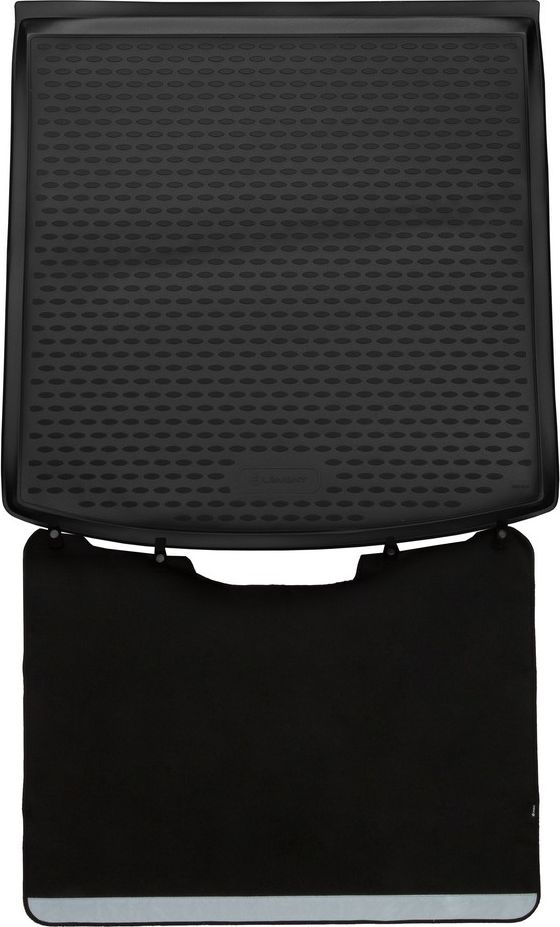 Коврик Element в багажник с функцией защиты бампера Standard для Skoda Kodiaq кроссовер 5 мест 2017-2026. Артикул ELEMENT.SET.066