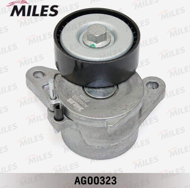 Натяжной ролик (натяжитель) приводного поликлинового ремня Miles. Артикул AG00323