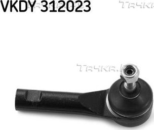 Наконечник рулевой тяги SKF правый для Fiat Doblo II 2010-2026. Артикул VKDY 312023
