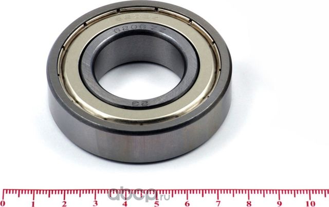 Подшипник 6206 ZZ (80206) 30*62*16мм (Auto-GUR). Артикул 6206ZZ
