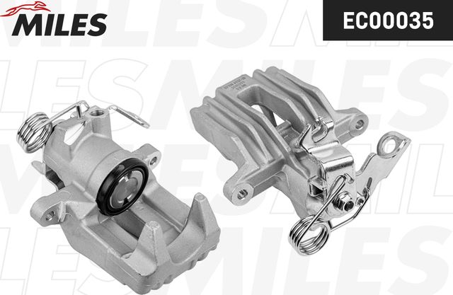 Суппорт тормозной AUDI A4/A6/VW PASSAT/SKODA SUPERB 1.6-3.7 95-05 зад.лев. EC000 (Miles). Артикул EC00035