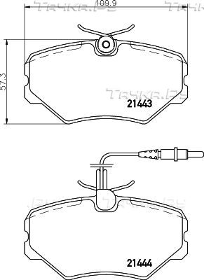 Тормозные колодки Mintex. Артикул MDB1652