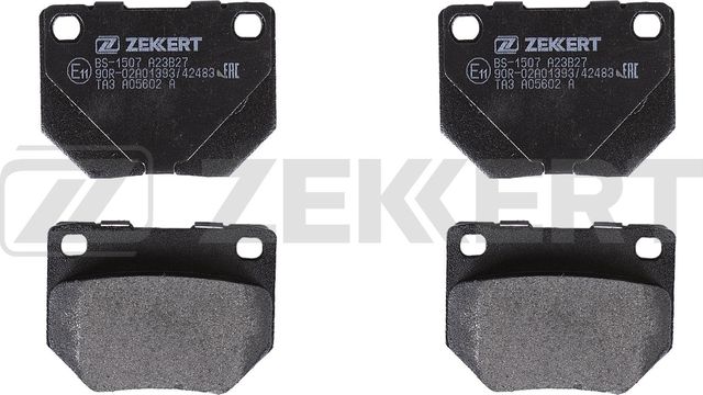 Тормозные колодки Zekkert задние для Subaru Impreza II 2000-2008. Артикул BS-1507