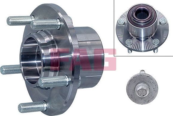 Ступица колеса с интегрированным подшипником Fag. Артикул 713 6157 60