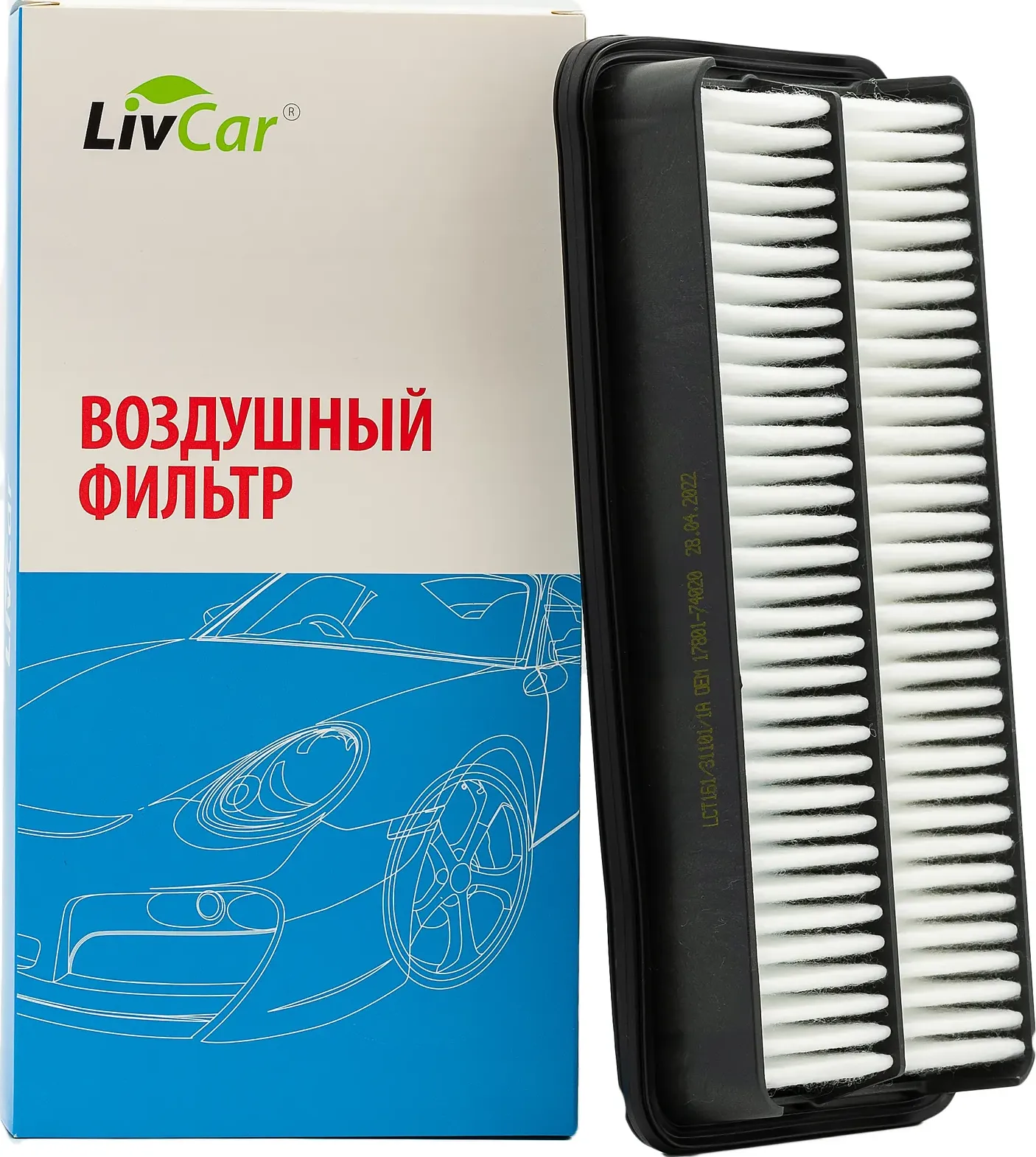 Фильтр воздушный (Livcar). Артикул LCT161311011A