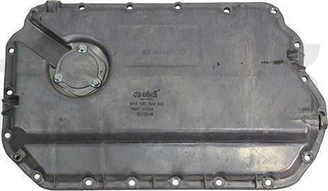 Масляный поддон картера двигателя Vika нижний для Audi A4 IV (B8) 2007-2015. Артикул 11030080001