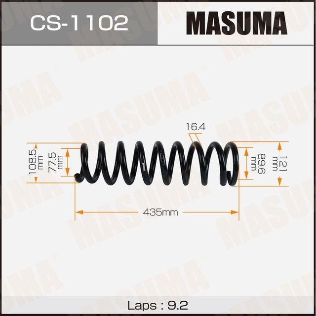 Пружина подвески MASUMA. Артикул CS1102